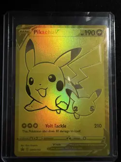 2021 Pokemon Pikachu V SWSH145 Black Star Promo Celebrations 25th - Image 1