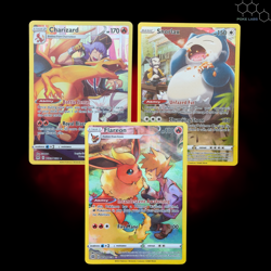 Lost Origin Trainer Gallery Lot of 3 (Charizard - Snorlax - Flareon) Pokemon NM - Image 1