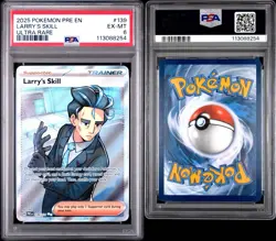 2025 POKEMON PRE EN-PRISMATIC EVOLUTIONS #139 LARRY'S SKILL ULTRA RARE PSA 6 - Image 3