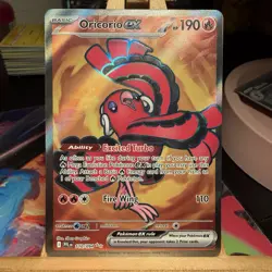 Oricorio ex 110/094 Phantasmal Flames Full Art Ultra Rare Holo Pokemon TCG MINT - Image 1