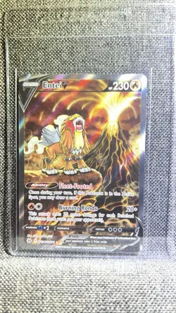 Entei v Crown Zenith Galarian Gallery Holo Ultra Rare Pokemon TCG GG36/GG70 - Image 1