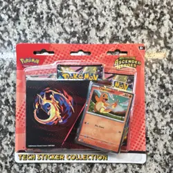 Pokemon TCG Mega Evolution—Ascended Heroes Tech Sticker Promo 3-Pack Charizard - Image 1
