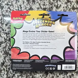 Pokemon TCG Mega Evolution—Ascended Heroes Tech Sticker Promo 3-Pack Charizard - Image 2