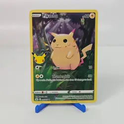 Pokemon Pikachu 005/025 25th Anniversary Promo Holo Rare NM - Image 1