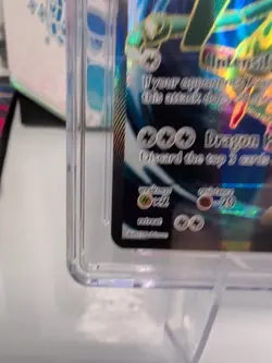 CGC 8 Rayquaza EX Full Art 104/108 Roaring Skies 2015 Pokemon Ultra Rare - Image 5