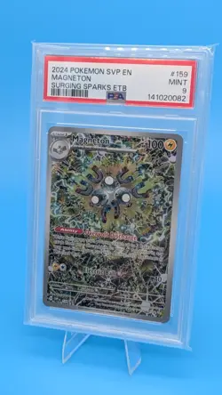 2024 Pokemon SVP #159 Magneton Surging Sparks ETB PSA 9 Mint - Image 1