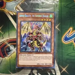 Yugioh! Armed Dragon, The Armored Dragon HAC1-EN173 Secret Rare Limited Edition - Image 1