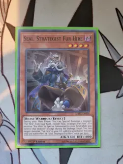DASA-EN018 Seal, Strategist Fur Hire Super Rare 1st Edition Yu-Gi-Oh! - Image 1