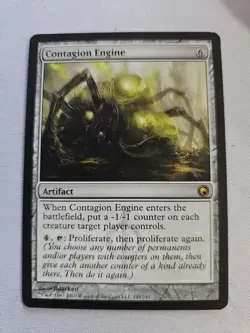 MTG Contagion Engine Scars of Mirrodin 145/259 Rare Artifact - Image 1