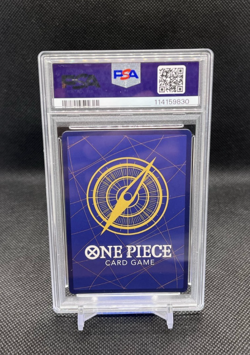 USO-HACHI 2025 One Piece OP10 Royal Blood EN Special Alternate Art #001 PSA 9 - Image 2