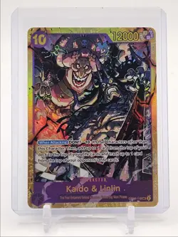 KAIDO & LINLIN 2024 ONE PIECE TWO LEGENDS SECRET RARE B #OP08-119 Q0646 - Image 1