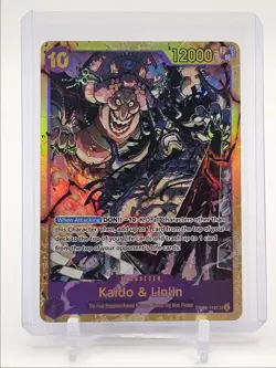 KAIDO & LINLIN 2024 ONE PIECE TWO LEGENDS SECRET RARE A #OP08-119 Q0646 - Image 1