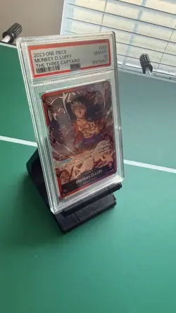2023 One Piece Monkey D. Luffy #ST10-002 Foil The Three Captains PSA 10 GEM MINT - Image 3