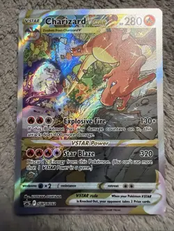 Pokemon TCG Charizard VSTAR SWSH262 Sword & Shield Promo Card Holo NM Pack Fresh - Image 2