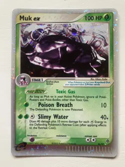 Pokemon TCG, Muk Ex, Pokemon EX Dragon, 96/97, Holo Rare - Image 1