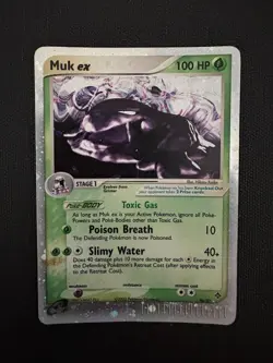 Pokemon TCG - Muk ex 96/97 Dragon Holo - Poor quality - Image 5