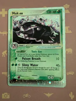 Pokemon TCG Muk Ex 96/97 EX Dragon 2003 Holo Card - Image 1