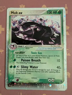 Pokemon TCG Muk Ex 96/97 EX Dragon 2003 Holo Card - Image 4