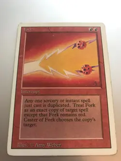 Fork - Revised Edition (3ED) - HP - MTG *Combined Shipping - Image 2