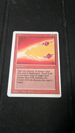 Fork Revised Edition, Near Mint, MTG Magic the Gathering, English - Image 1