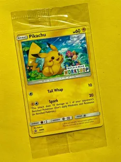 Build a Bear Pokemon Card Pikachu SM86 Promo Trading Card TCG SEALED NEW RARE - Image 1