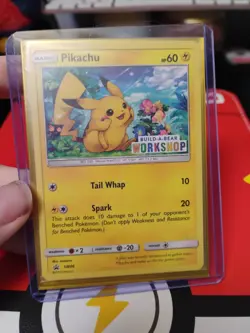 Build a Bear Pokemon Card Pikachu SM86 Promo Trading Card TCG SEALED NEW RARE - Image 1