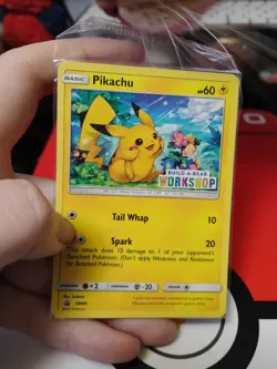 Build a Bear Pokemon Card Pikachu SM86 Promo Trading Card TCG SEALED NEW RARE - Image 2