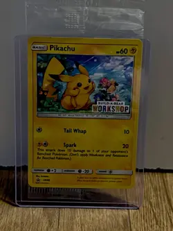 Build a Bear Pokemon Card Pikachu SM86 Promo Trading Card TCG SEALED NEW RARE - Image 1