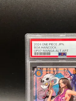 PSA 10 Boa Hancock OP07-051 Comic Parallel Manga Alt Art ONE PIECE Card Japanese - Image 2