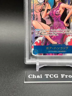 PSA 10 Boa Hancock OP07-051 Comic Parallel Manga Alt Art ONE PIECE Card Japanese - Image 4