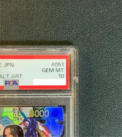 PSA 10 Boa Hancock OP07-051 Comic Parallel Manga Alt Art ONE PIECE Card Japanese - Image 4