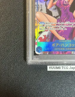 PSA 10 Boa Hancock OP07-051 Comic Parallel Manga Alt Art ONE PIECE Card Japanese - Image 5