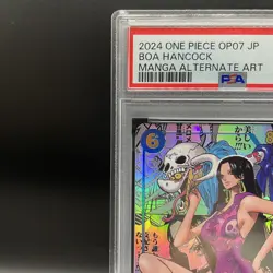 PSA 10 Boa Hancock OP07-051 Comic Parallel Manga Alt Art ONE PIECE Card JP GM - Image 3