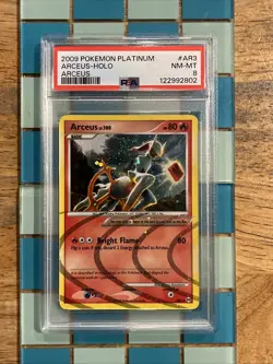 GRADED PSA 8 2009 Pokemon Platinum Arceus-Holo Arceus #AR3 - Image 1