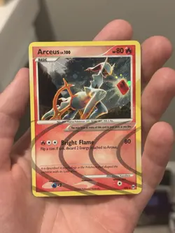 Pokemon TCG Arceus LV. 100 Holo 2009 Platinum Arceus AR3 (LP) - Image 1