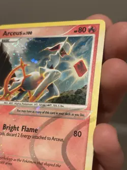 Pokemon TCG Arceus LV. 100 Holo 2009 Platinum Arceus AR3 (LP) - Image 2
