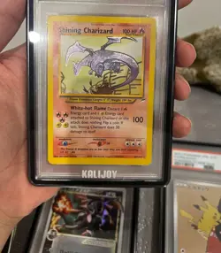 Shining Charizard 2002 Pokemon Neo Destiny #107 PSA 9 - Image 5