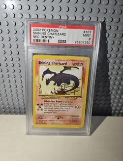 Pokemon Neo Destiny 2002 Shining Charizard #107 MINT PSA 9 - Image 2