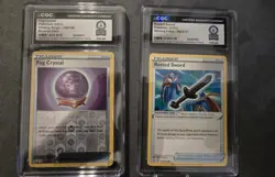 World Record CGC Graded Pokemon Card Lot 5 - Pikachu, Fog Crystal, Rusted Sword - Image 2