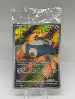 Pokemon TCG Snorlax Sealed 051 SV Scarlet & Violet Promo Card NM Condition - Image 1