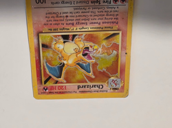 Pokemon Charizard 4/102 Base Set Holo Rare 1999 HP DMG Vintage Card - Image 3