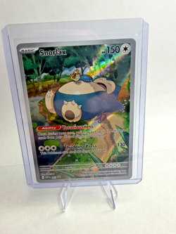 Pokemon TCG LP Snorlax 051 Sv: Scarlet & Violet Promo Cards Holo 2023 - Image 1