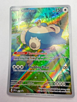 Pokemon TCG LP Snorlax 051 Sv: Scarlet & Violet Promo Cards Holo 2023 - Image 2