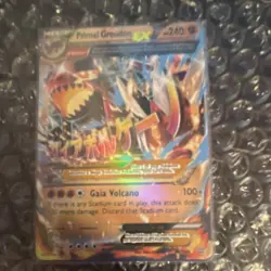 Pokemon M Lucario EX & Primal Groudon EX Holo EX Card Lot - 2 English Cards - Image 2