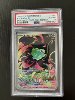 Bulbasaur - (Mega Evolution Stamped) 133/132 Miscellaneous Cards & Products Holo - Image 1