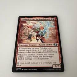 Magic: The Gathering General Kreat, The Boltbringer Legendary Creature J25 Card - Image 3