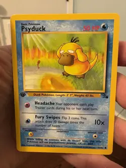 1st Ed & Unlimited Fossil WOTC Pokemon Card Lot Kabuto Psyduck Slowpoke - Image 3