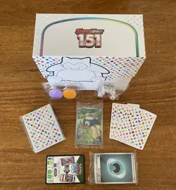 Pokemon Scarlet and Violet 151 ETB Elite Trainer Box OPENED NO PACKS PROMO 820650853159 - Image 1