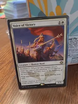 Magic: The Gathering- Voice of Victory - TDM Tarkir Dragonstorm 0033 R NM - Image 1