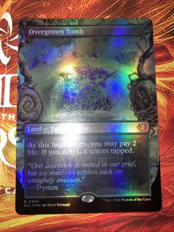 Overgrown Tomb (Borderless) Lorwyn Eclipsed Foil - Image 1